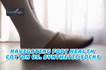 Navigating Foot Health: Cotton vs. Synthetic Socks