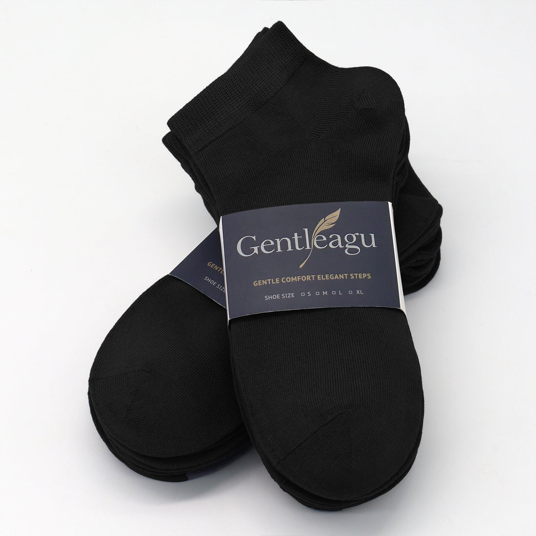 GENTLEAGU Viscose Bamboo Men’s Low Cut Thin Ankle Socks-Breathable, Soft Wholesale Bulk 48 Pairs